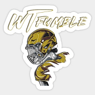 What the Fumble, gold Sticker